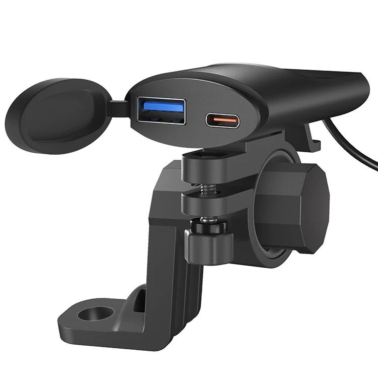 Bluejw Fast Dual QC3.0 Motorcycle USB Charger Adapter with Intelligent Power-Off, Automobile Compatible - Image 2